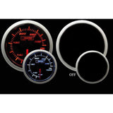Prosport Performance Series 52mm Electric Oil Temperature Gauge - Amber / White