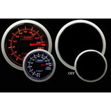Prosport Performance Series 52mm Electrical Exhaust Gas Temperature Gauge - Amber / White