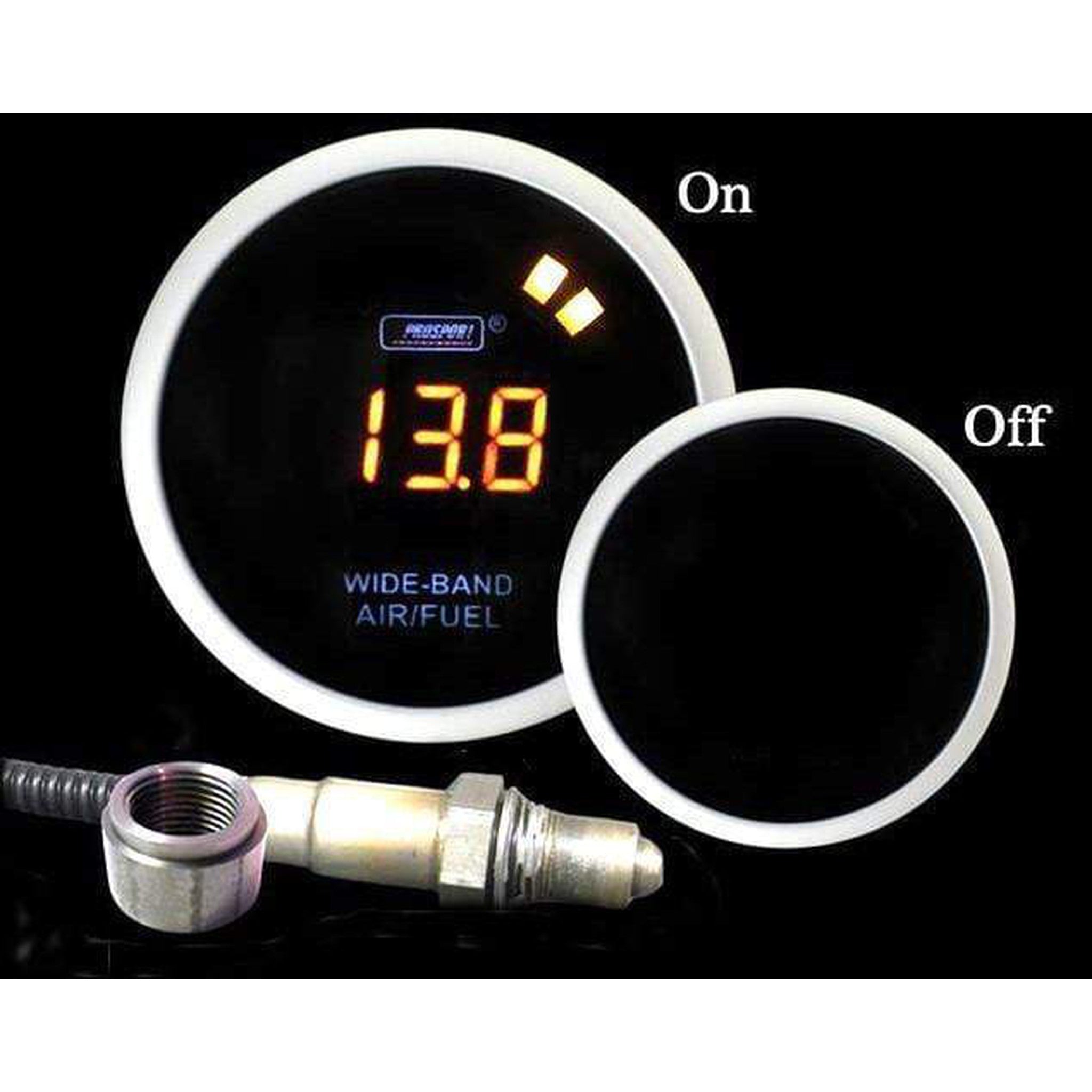 Prosport Wideband Digital Air Fuel Ratio Kit - Amber