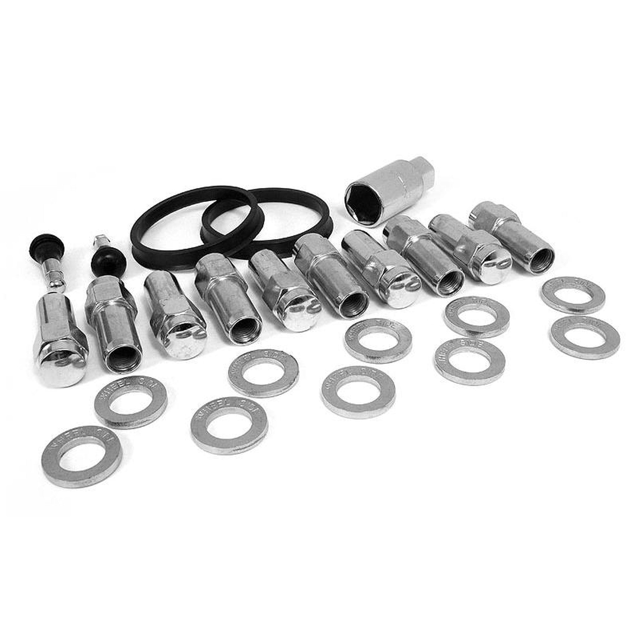 Race Star 14mmx1.5 Open End Deluxe Lug Nut Kit Chrome - 10 PK | 601-1434-10