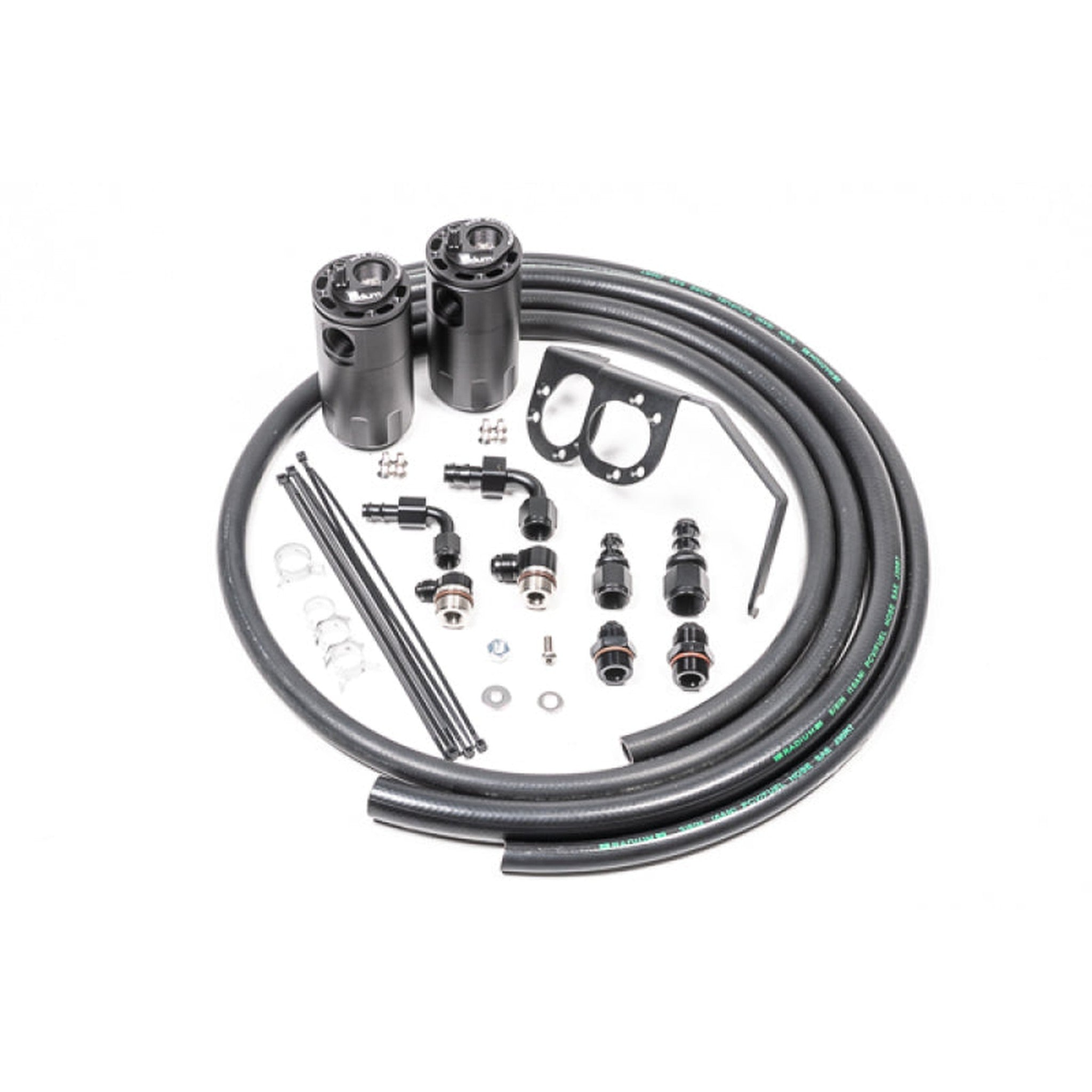 Radium Engineering Dual Catch Can Kit Fluid Lock 2015-2021 Subaru WRX / 2014-2018 Forester XT | 20-0256-FL