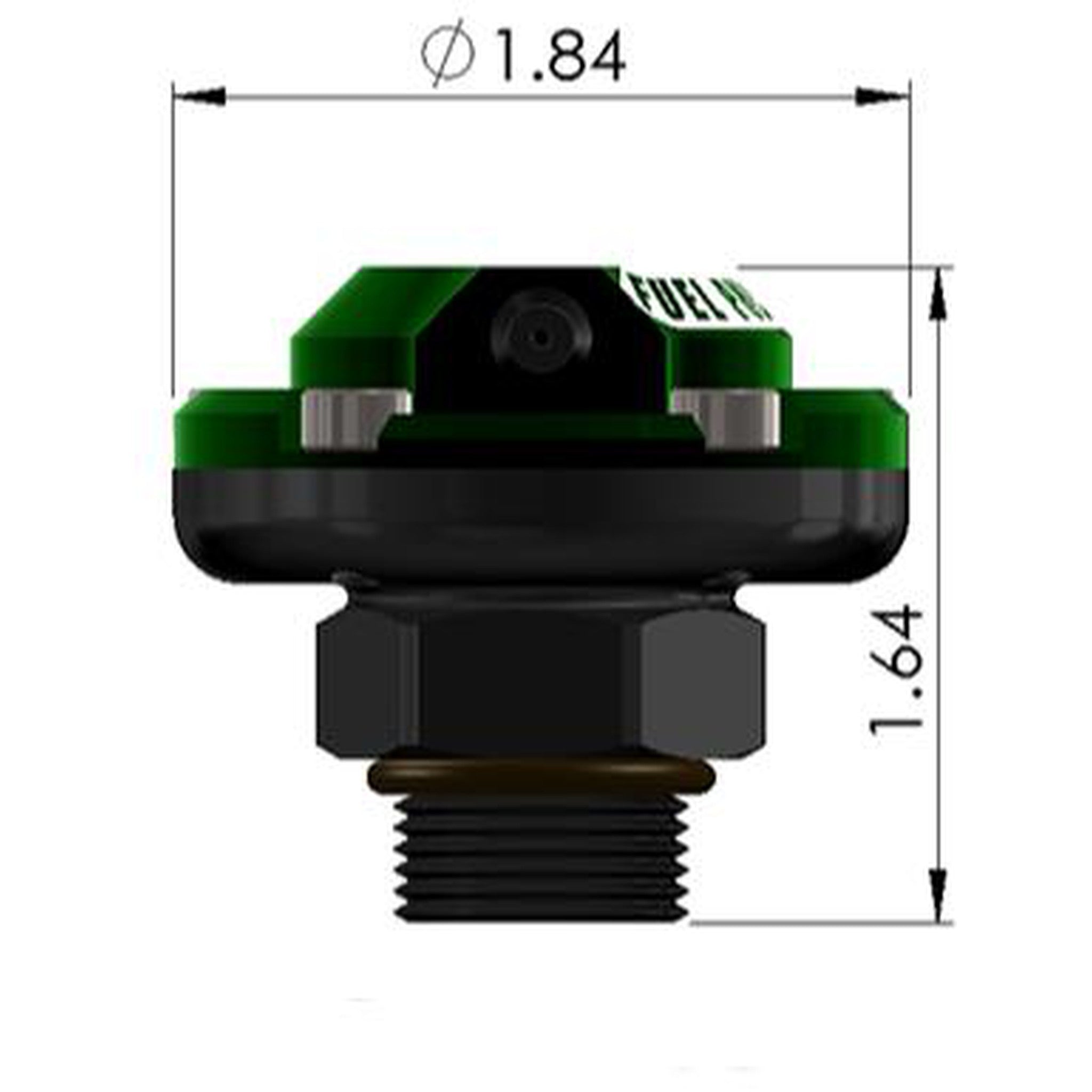 Radium Engineering FPD-R Direct Mount 8AN ORB Fuel Pulse Damper Kit | 20-0776