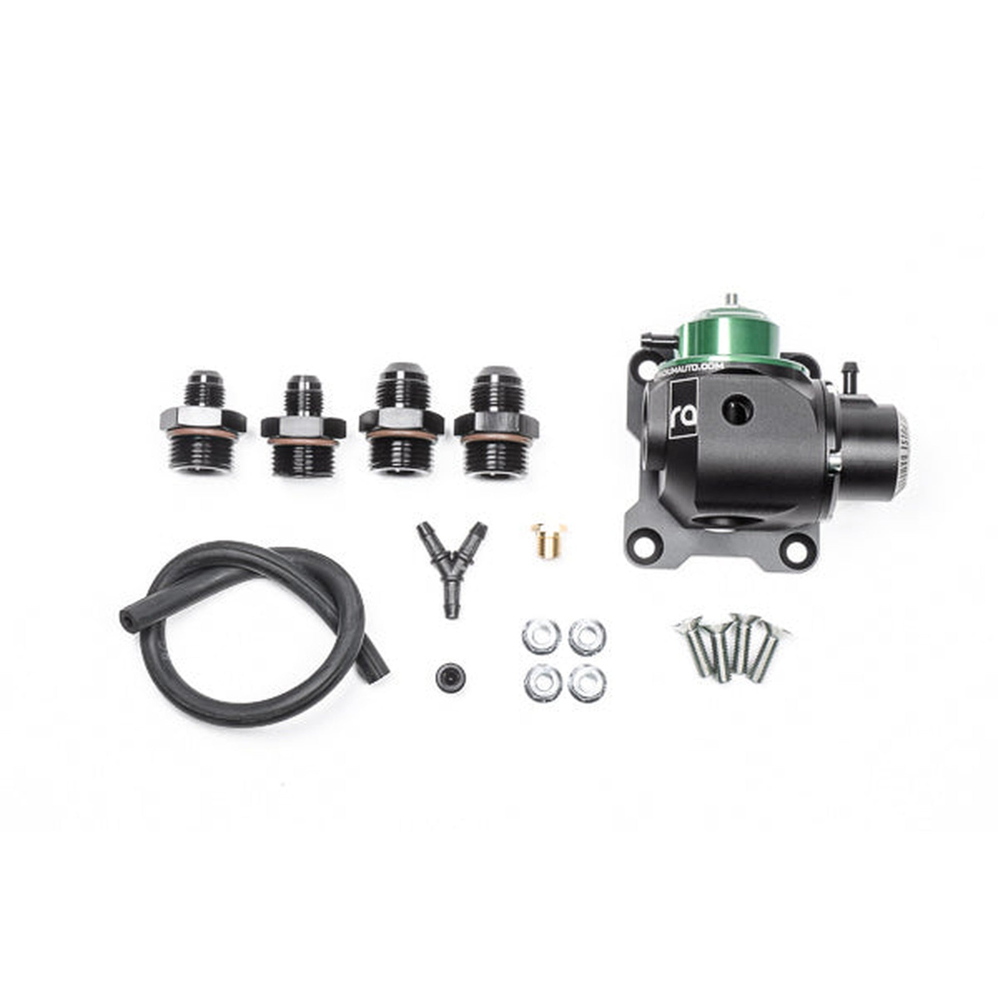 Radium Engineering Universal Fuel Regulator/Pulse Damper Kit 10AN ORB (7/8in-14) Inlet and Outlet | 20-0528-01