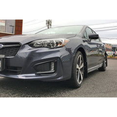 Rally Armor 2017-2023 Subaru Impreza Black Mud Flap w/ White Logo | MF45-UR-BLK/WH