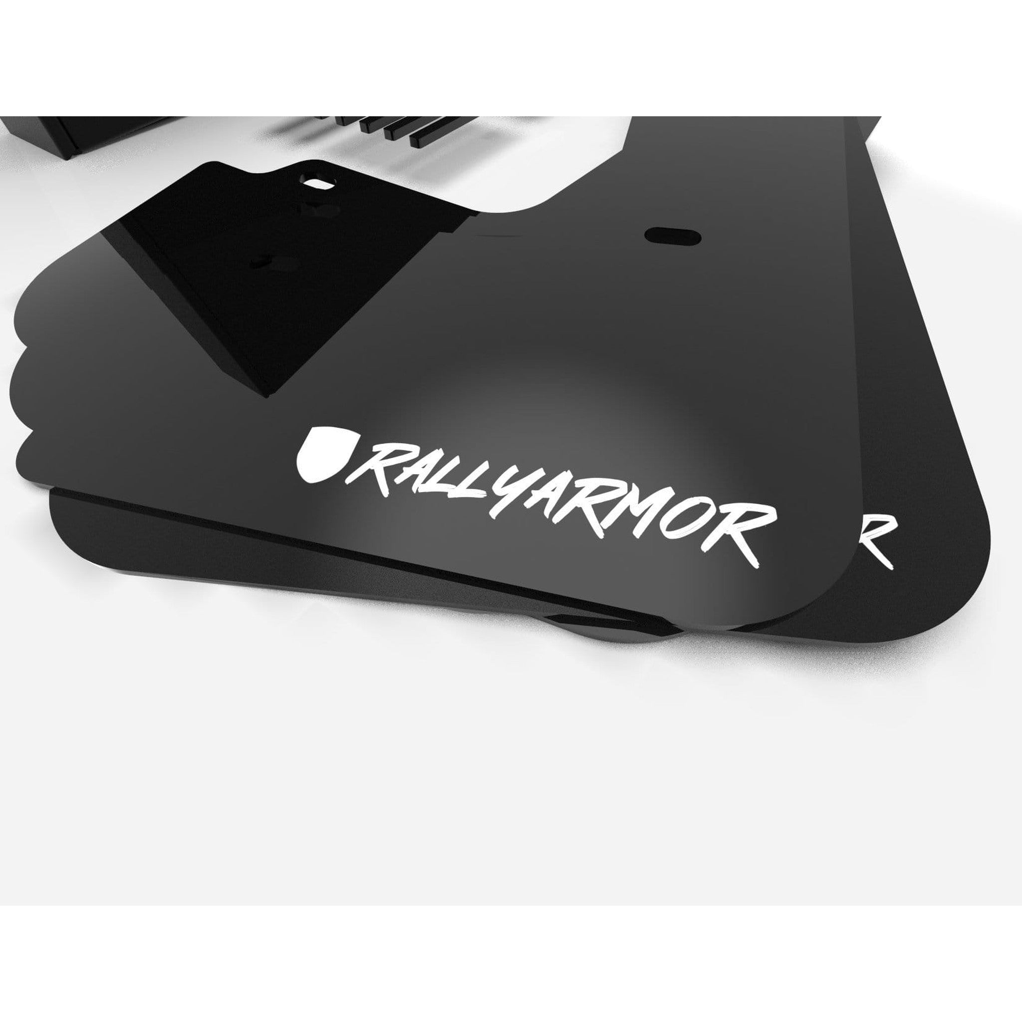 Rally Armor Black Mud Flap Caliper Green Logo (Altered Font) Subaru WRX / STI Sedan 2015-2021