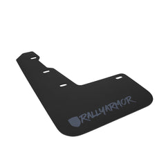 Rally Armor Black Mud Flap Grey Logo (Altered Font) Subaru WRX / STI Sedan 2015-2021
