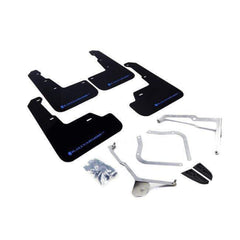 Rally Armor Black Mud Flap Light Blue Logo Subaru WRX / STI Sedan 2015-2021