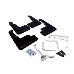Rally Armor Black Mud Flap Red Logo Subaru WRX / STI Sedan 2015-2021