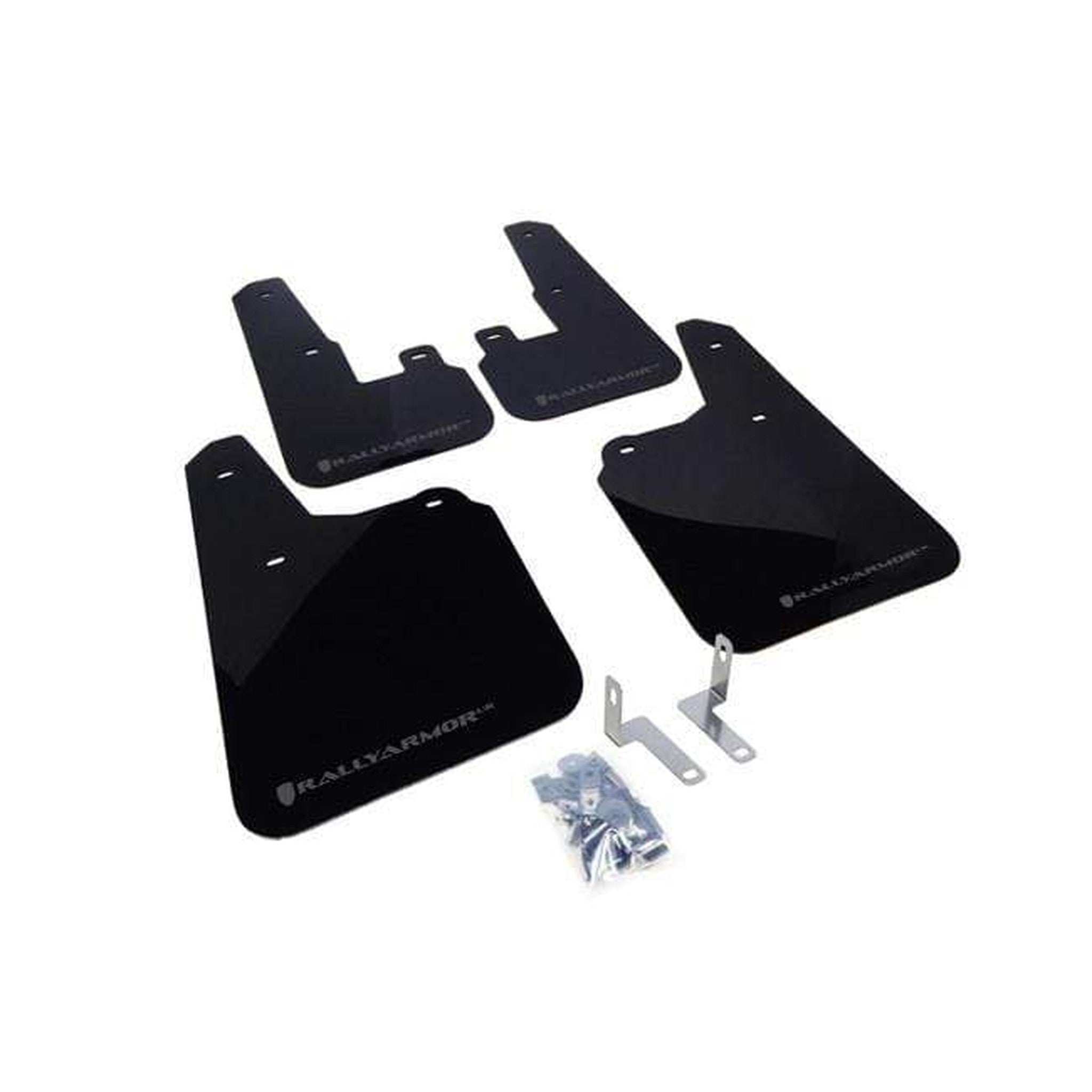 Rally Armor Black Mud Flap w/ Grey Logo Subaru Outback 2010-2014