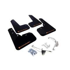 Rally Armor Black Mud Flap w/ Orange Logo Subaru XV Crosstrek 2013-2017