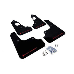 Rally Armor Black Mud Flap w/ Red Logo Mitsubishi EVO X