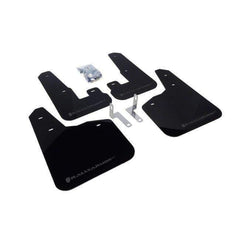 Rally Armor Black Mud Flaps w/ Silver Logo Subaru Legacy 2010-2014 | MF14-UR-BLK/SIL