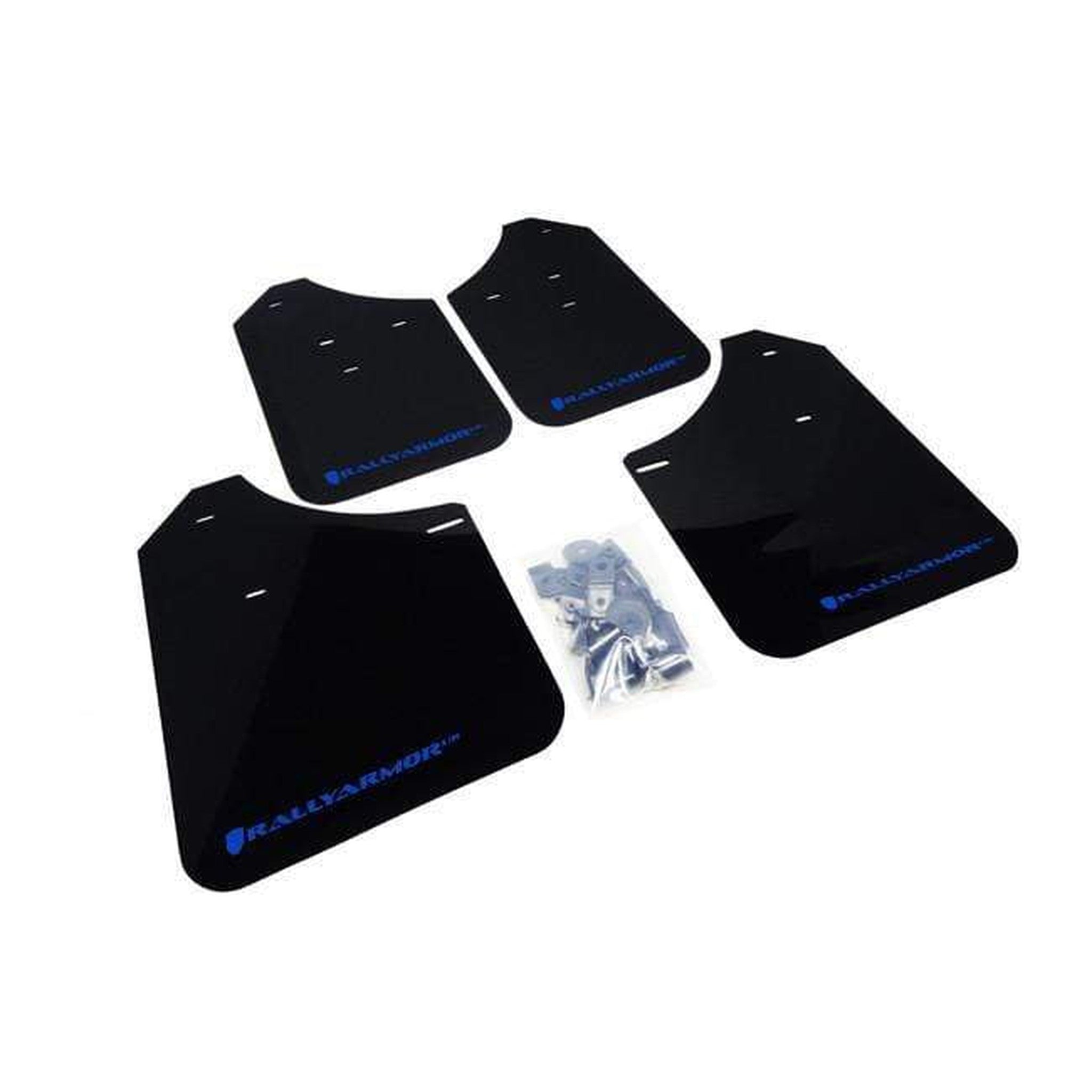 Rally Armor Black w/ Blue Logo Urethane Mud Flaps Subaru WRX / STI 2002-2007