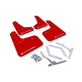 Rally Armor Red Mud Flap w/ White Logo Ford Focus ST 2013-2018 / RS 2016-2018