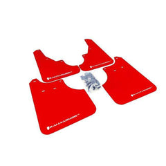 Rally Armor Red Mud Flap w/ White Logo Subaru Forester 2009-2013