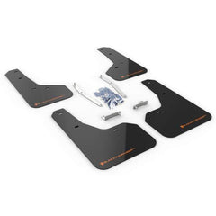 Rally Armor UR Black Mud Flap w/ Orange Logo Subaru Forester 2019+