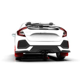 Rally Armor UR Mud Flap Red w/ White Logo Honda Civic Sport Touring & Hatch 2017-2020