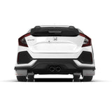 Rally Armor UR White Mud Flap w/ Red Logo Honda Civic Sport Touring & Hatch 2017-2020