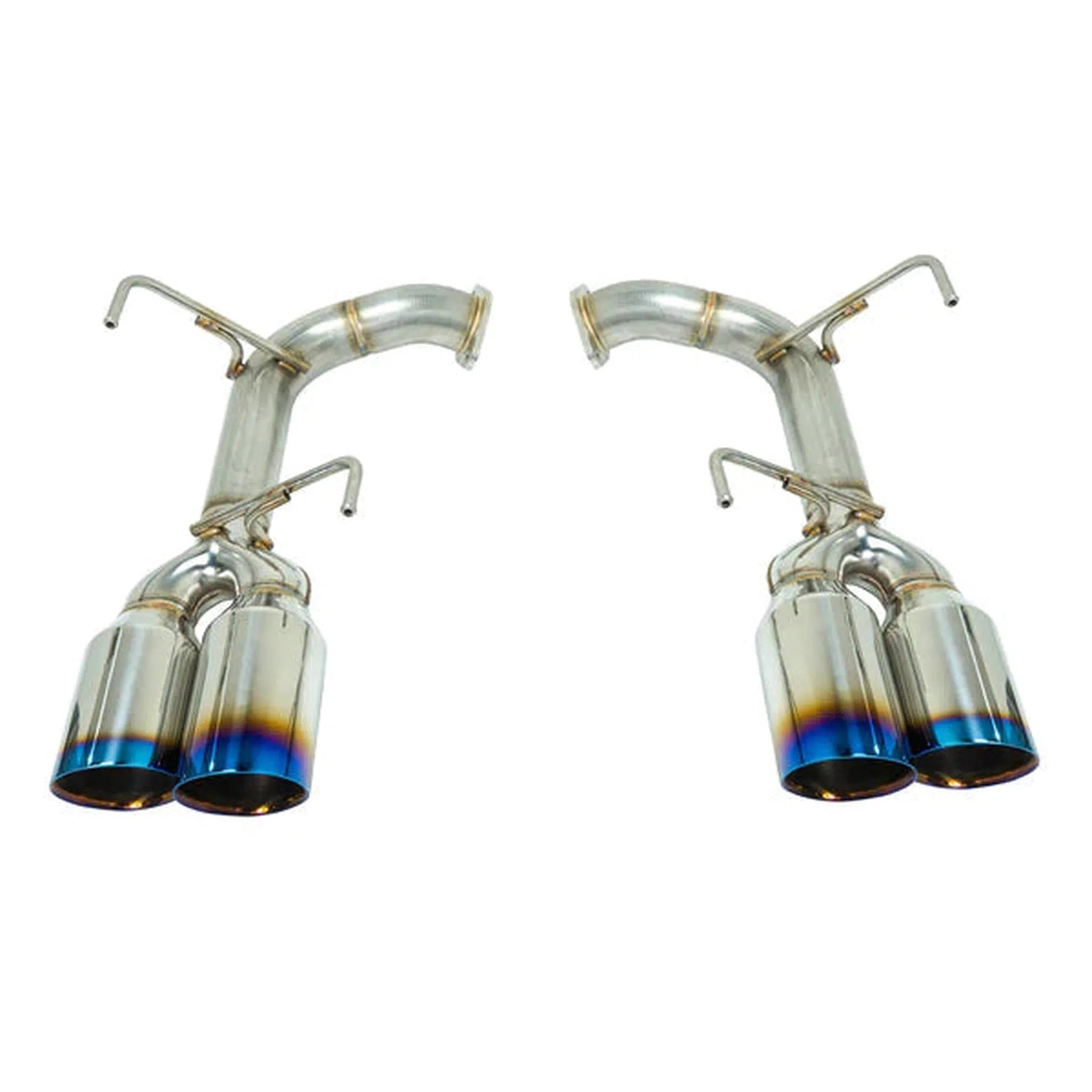 Remark Axleback Exhaust 4in Burnt Stainless Double Wall Tips Subaru WRX / STI 2015-2021 | RO-TTVA-D4