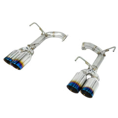 Remark Axleback Exhaust 4in Burnt Stainless Double Wall Tips Subaru WRX / STI 2015-2021 | RO-TTVA-D4
