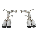 Remark Axleback Exhaust 4in Stainless Single Wall Tips Subaru WRX / STI 2015-2021 | RO-TSVA-S4