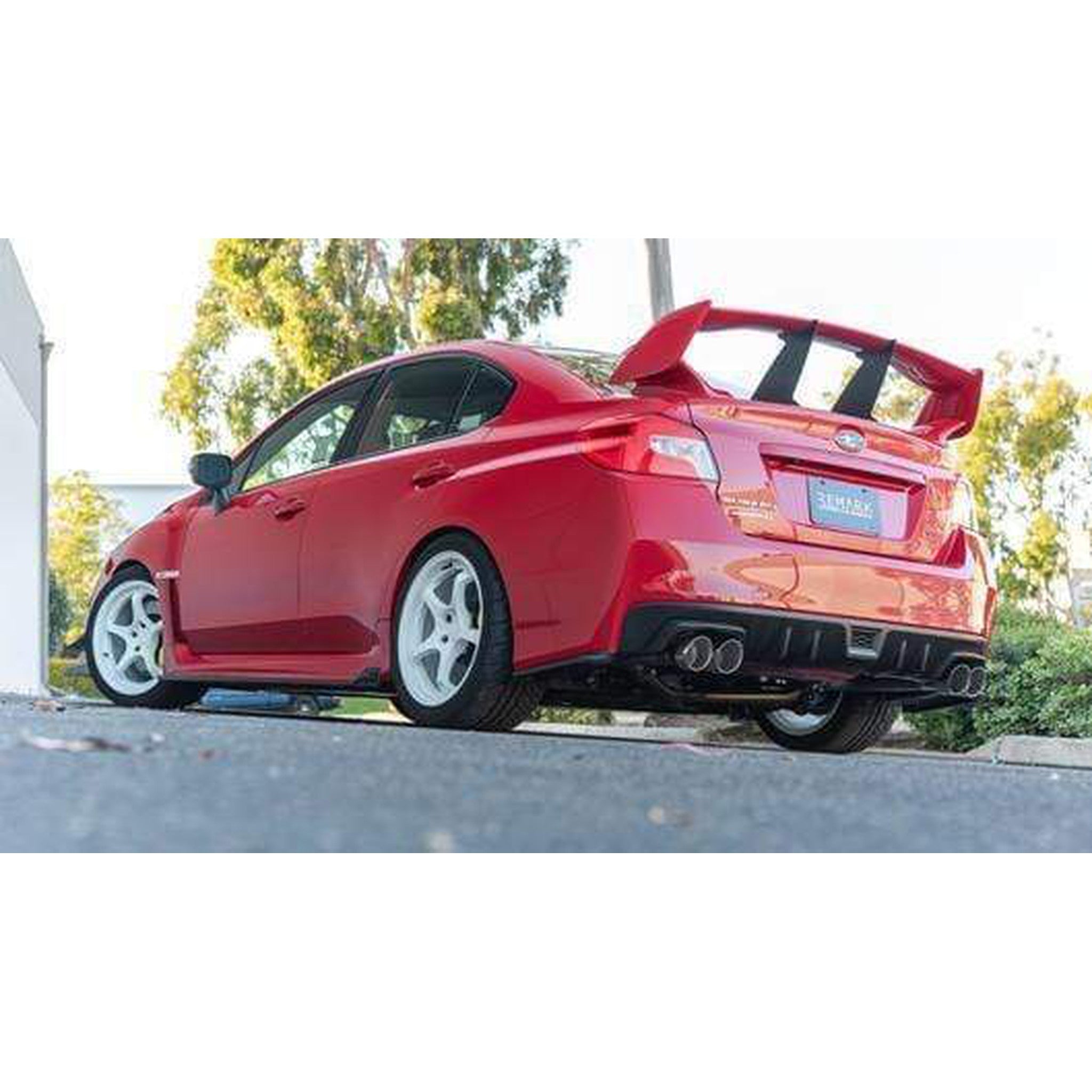 Remark Axleback Exhaust 4in Stainless Single Wall Tips Subaru WRX / STI 2015-2021 | RO-TSVA-S4