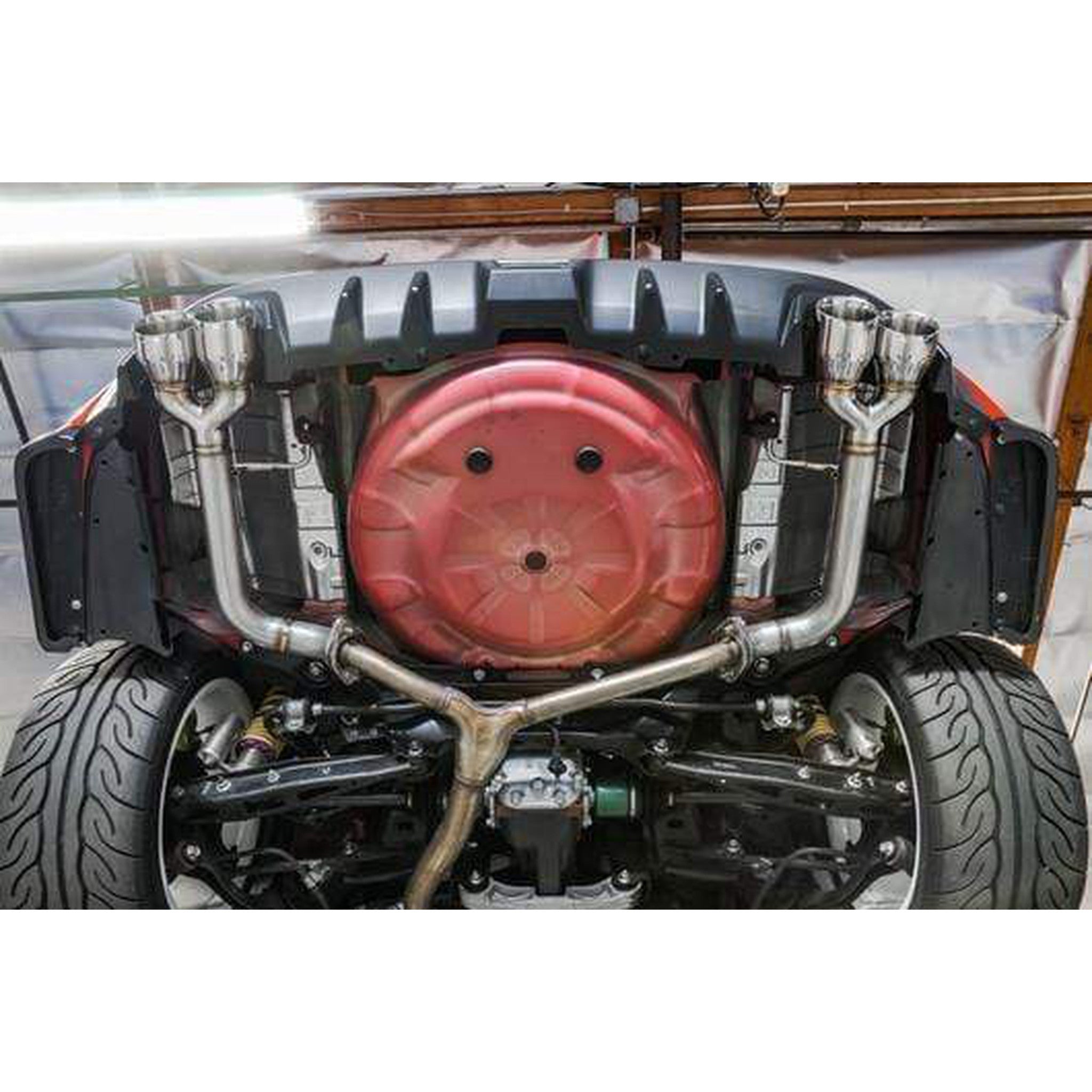 Remark Axleback Exhaust 4in Stainless Single Wall Tips Subaru WRX / STI 2015-2021 | RO-TSVA-S4