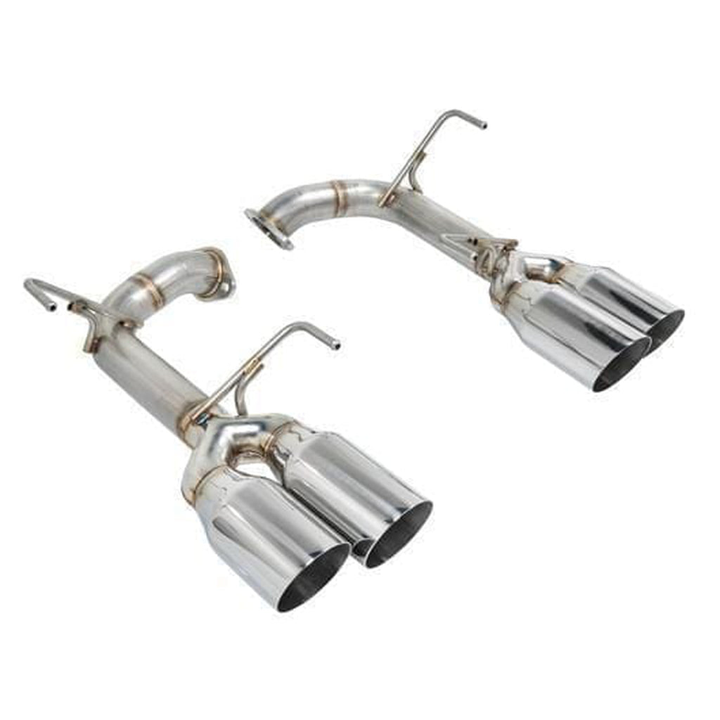 Remark Axle Back Exhaust 4in SS Single Wall Tips WRX STI 2015
