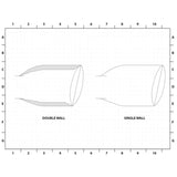 Remark Axleback Exhaust Burnt Stainless Double Wall 3.5in Tips Subaru WRX / STI 15-21 | RO-TTVA-D
