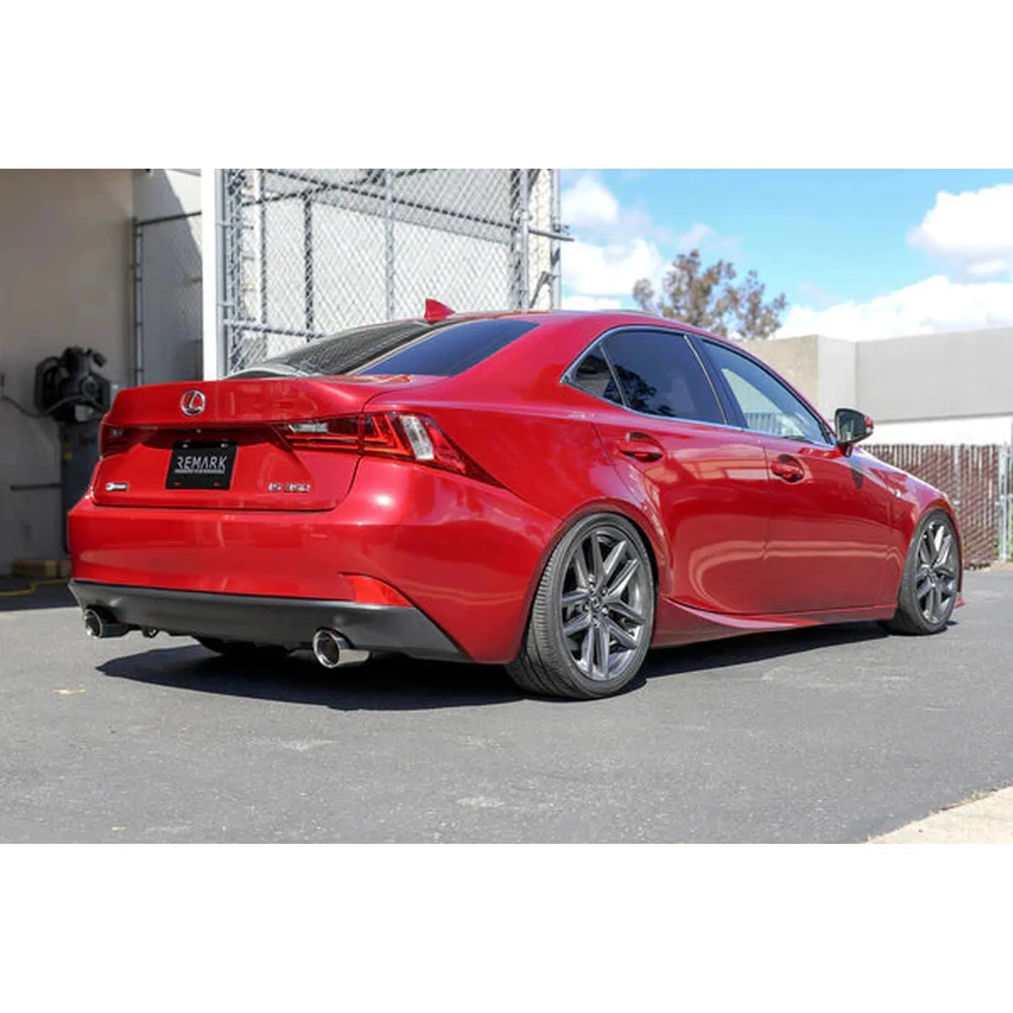 Remark Axleback Exhaust Burnt Stainless Double Wall Tip Lexus IS250/IS300/IS350 14-16 | RO-TTE2-D