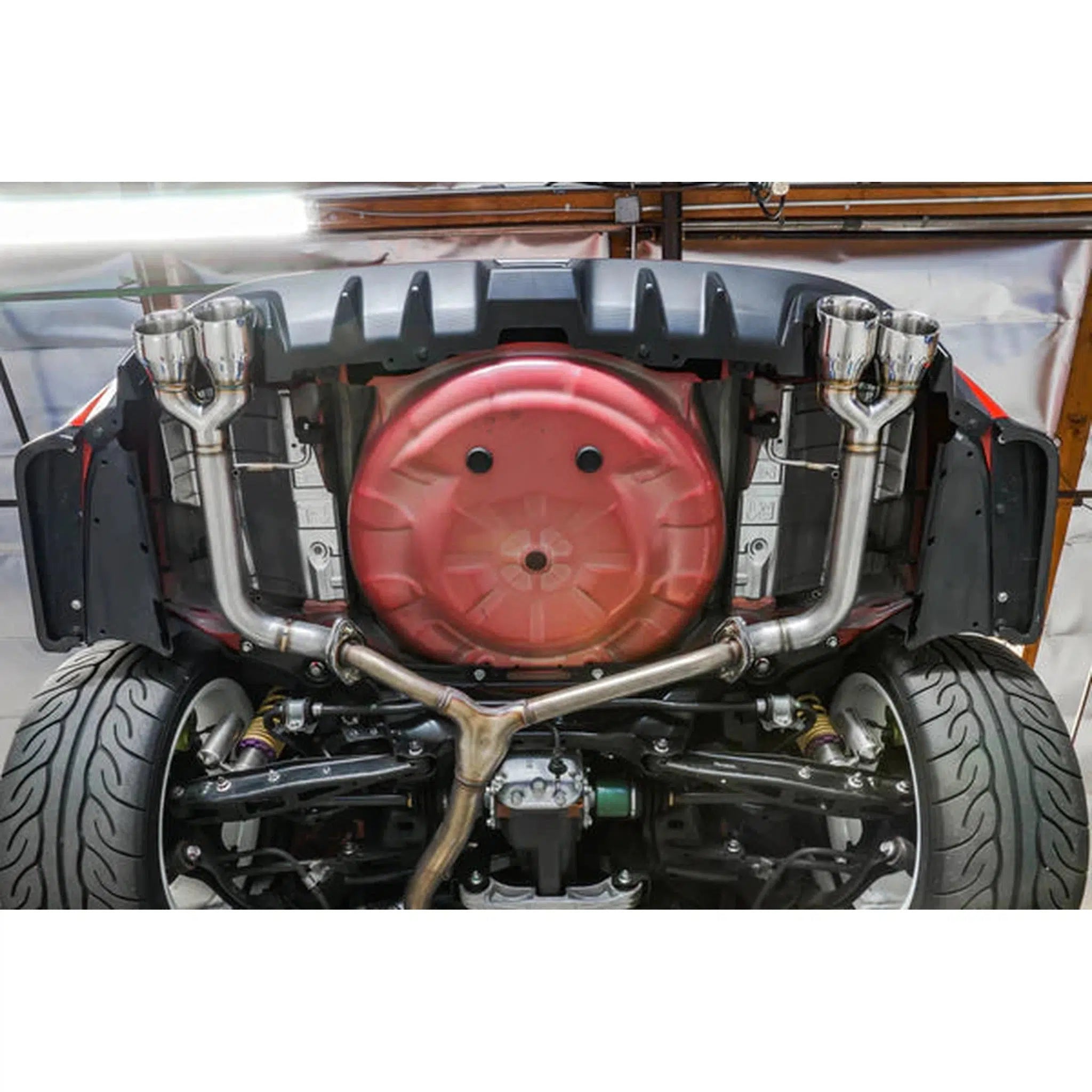 Remark Axleback Exhaust Stainless Double Wall 4in Tips Subaru WRX / STI 2015-2021 | RO-TSVA-D4