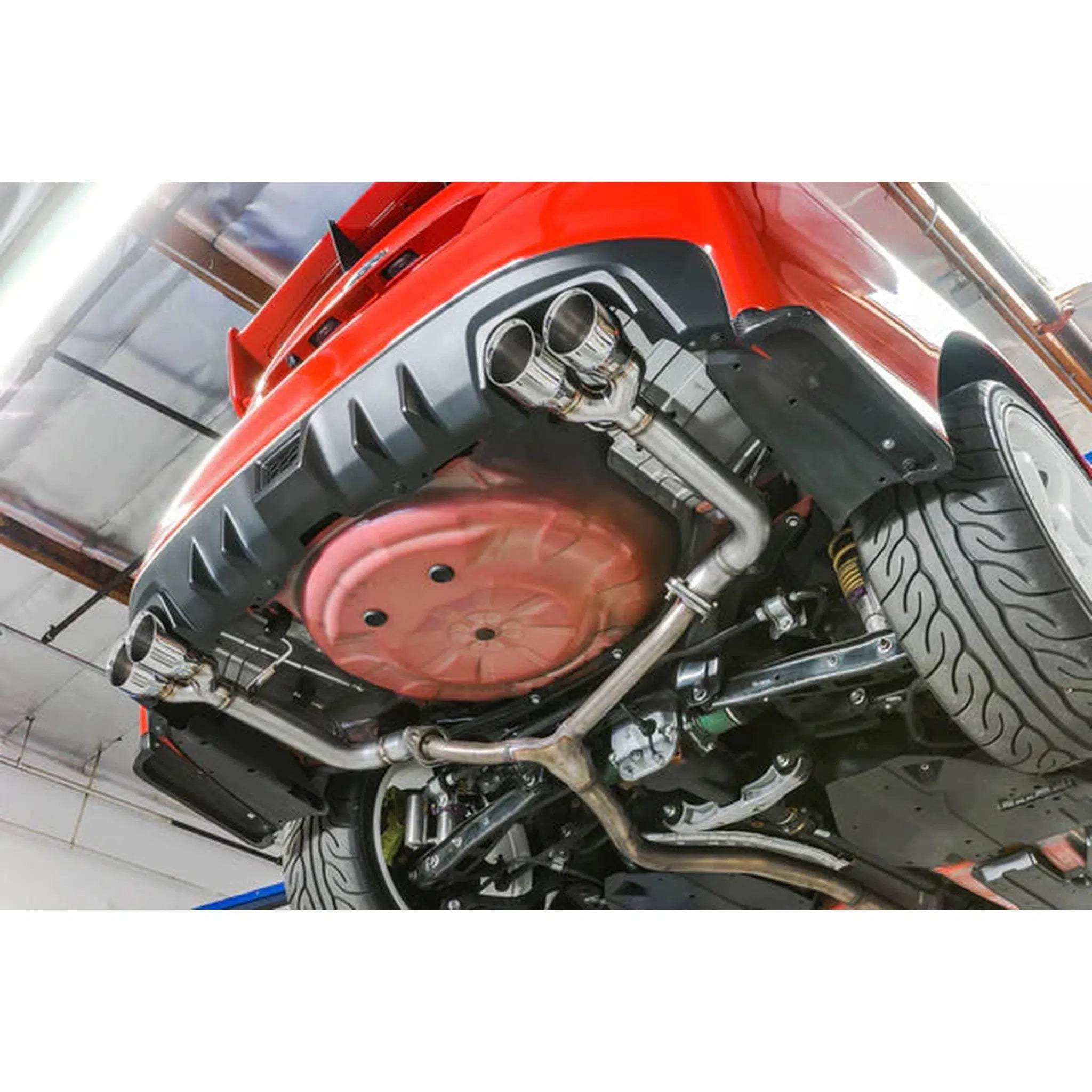 Remark Axleback Exhaust Stainless Double Wall 4in Tips Subaru WRX / STI 2015-2021 | RO-TSVA-D4