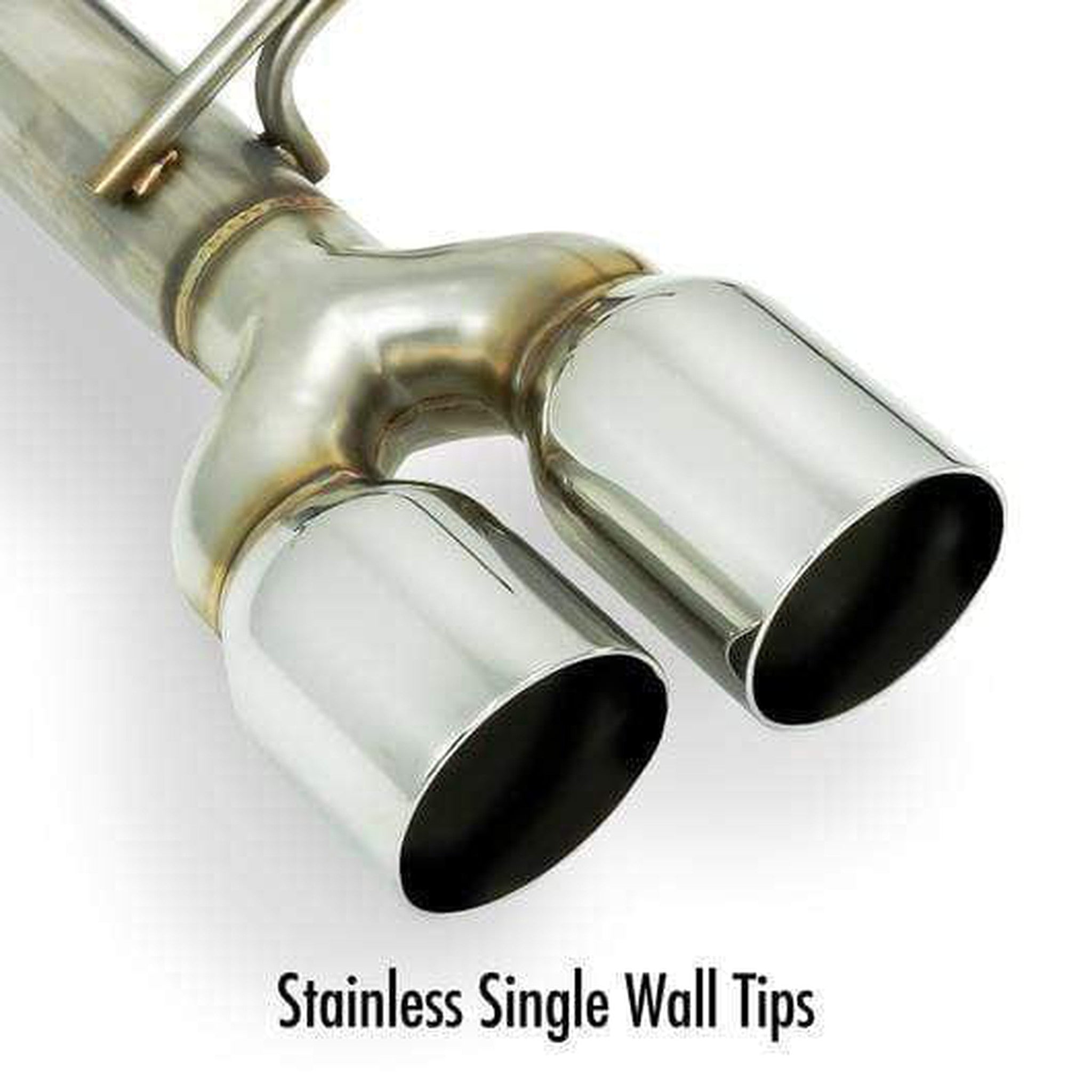 Remark Axleback Exhaust Stainless Single Wall Tips Lexus IS200t / IS300 / IS350 17-20 | RO-TSE3-S