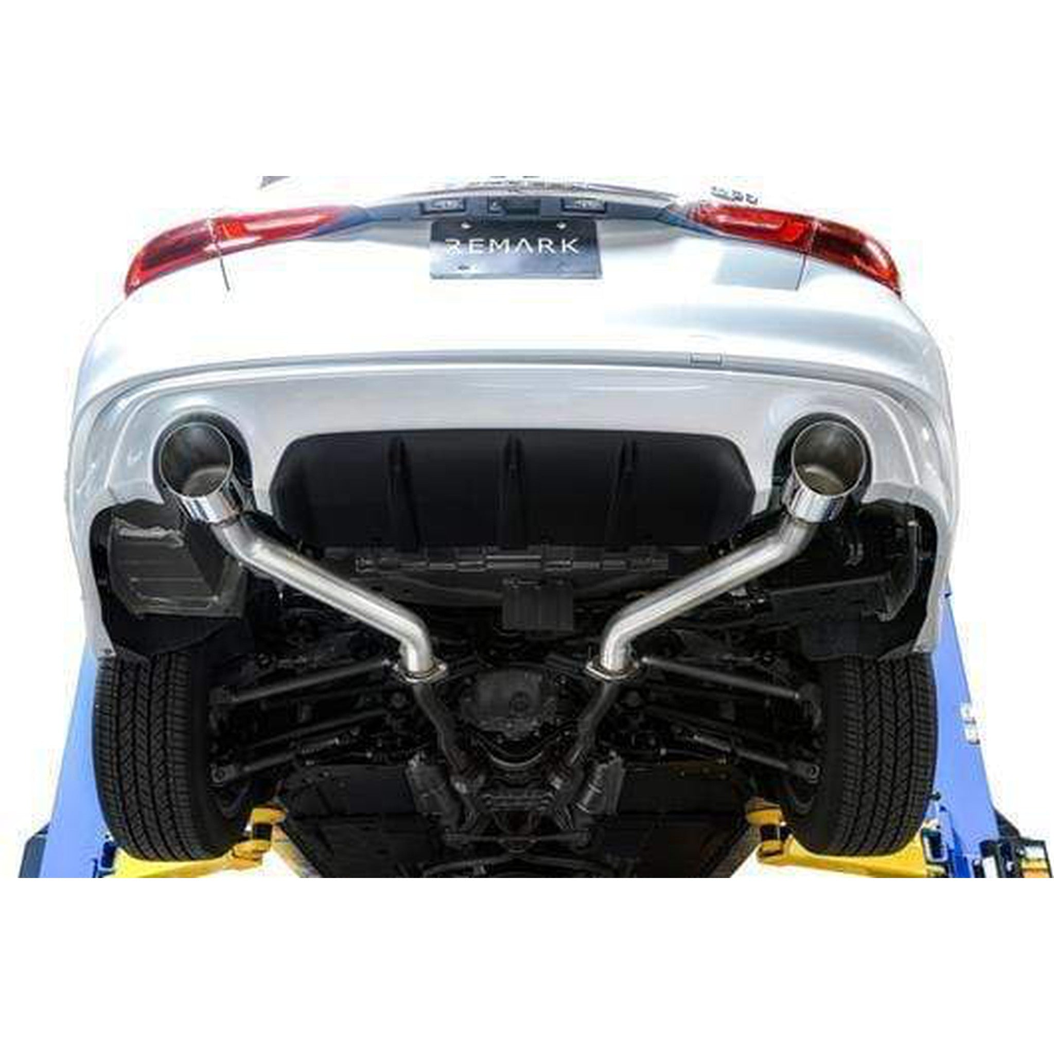 Remark Axleback Exhaust Stainless Steel Double Wall Tip Infiniti Q50 2014-2023 | RO-TSQ5-D