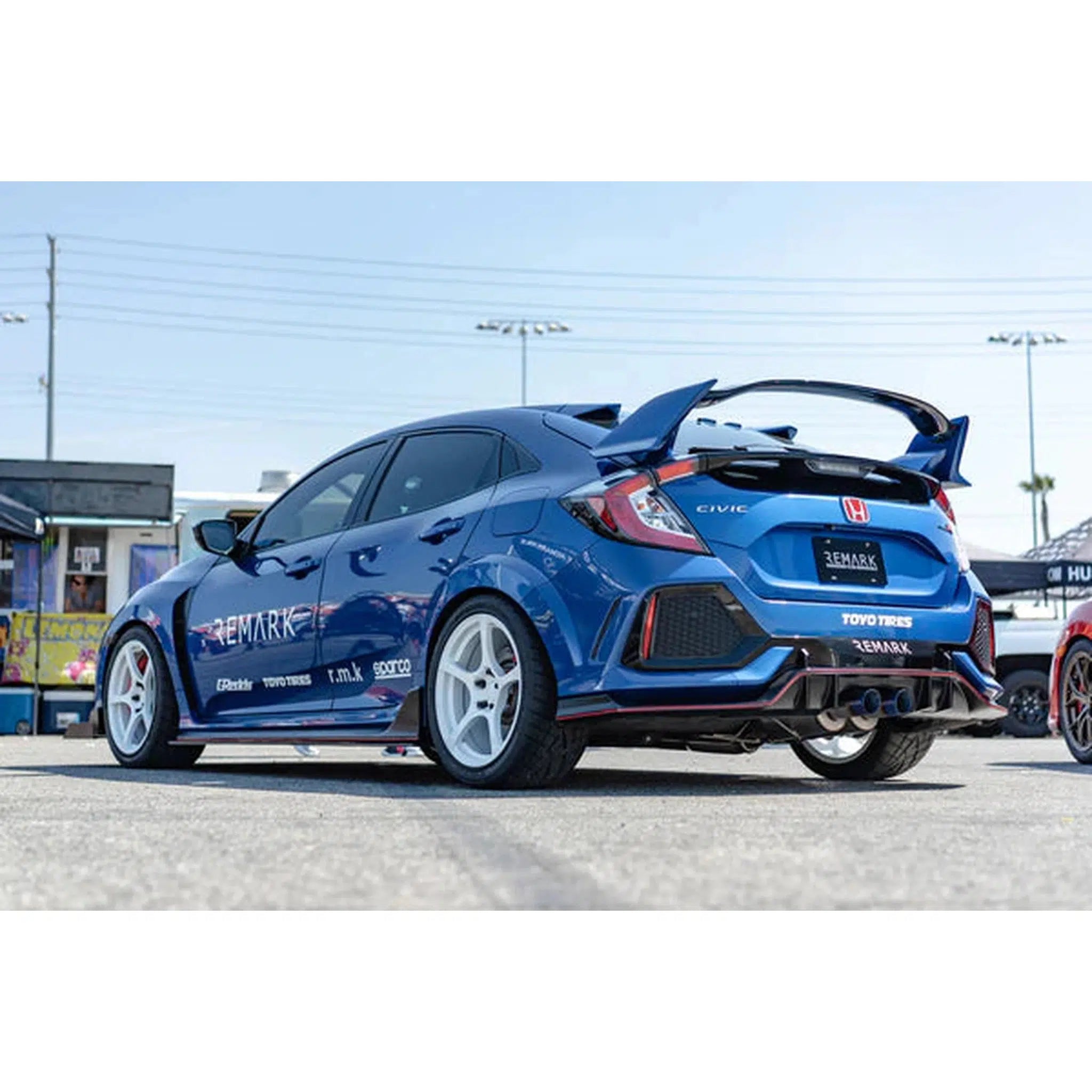 Remark Cat Back Exhaust Full Titanium Non-Resonated Honda Civic Type R 2017-2023 | RK-C2076H-01T