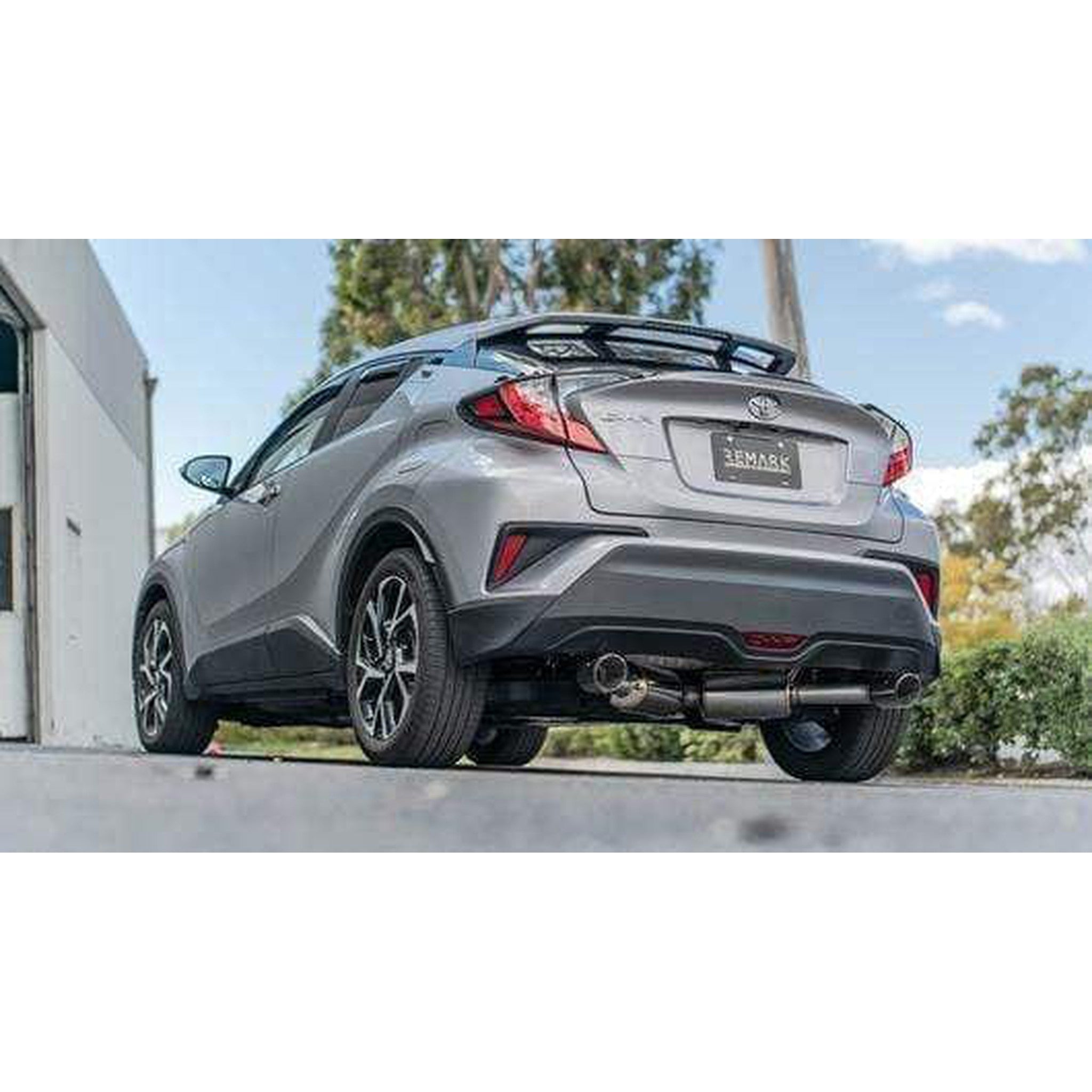Remark Cat Back Exhaust w/Stainless Steel Tip Cover Toyota C-HR 2018-2022 | RK-C2063T-02