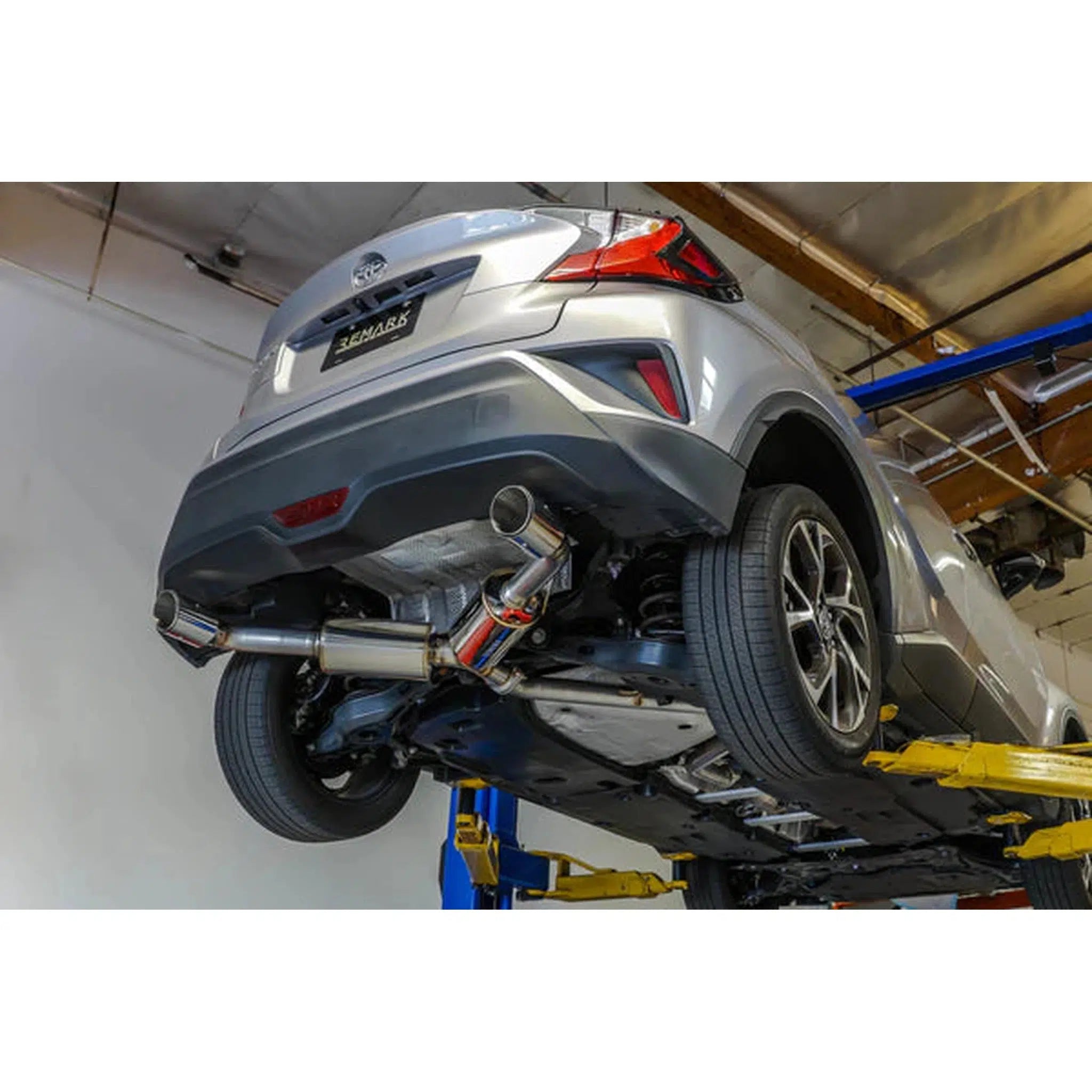 Remark Cat Back Exhaust w/Titanium Burnt Tip Cover Toyota C-HR 2018-2022 | RK-C2063T-02T
