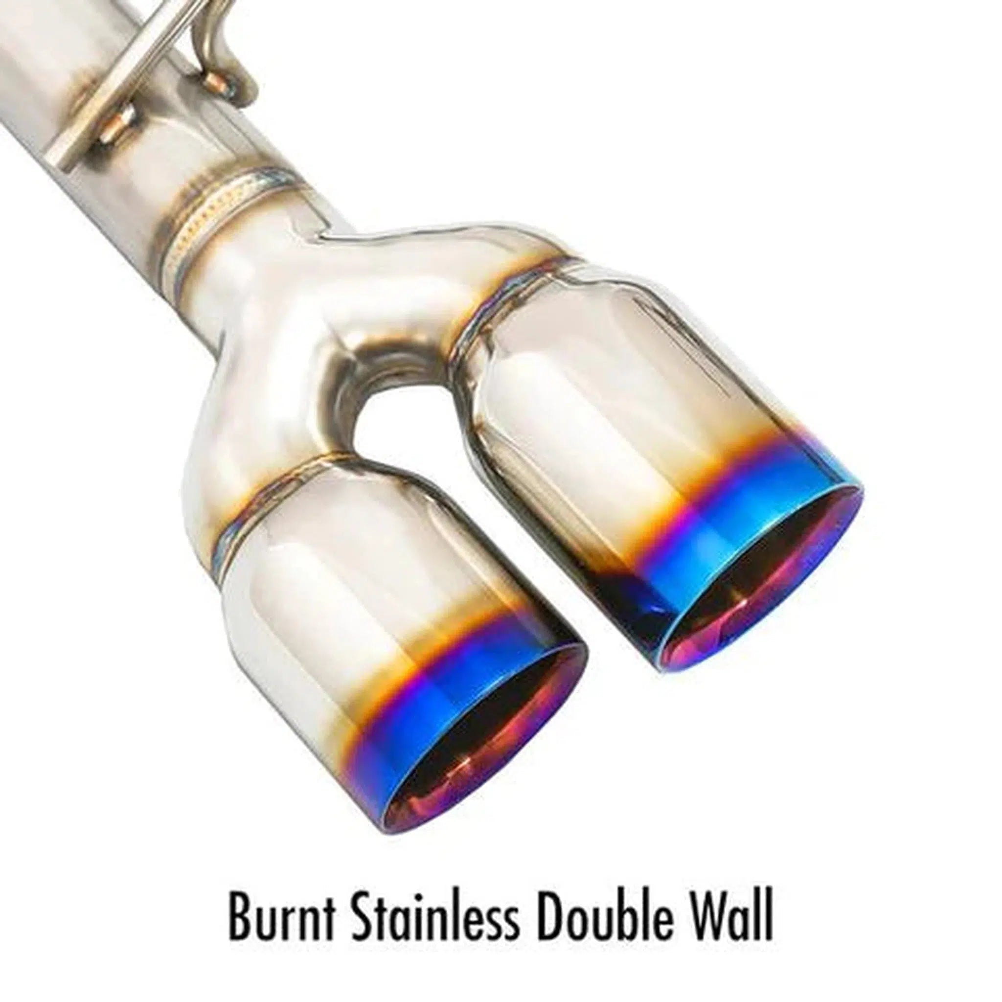 Remark SPT Axleback Exhaust Burnt Stainless Double Wall Tips Subaru WRX / STI 2015-2021 | RO-TTSP-D