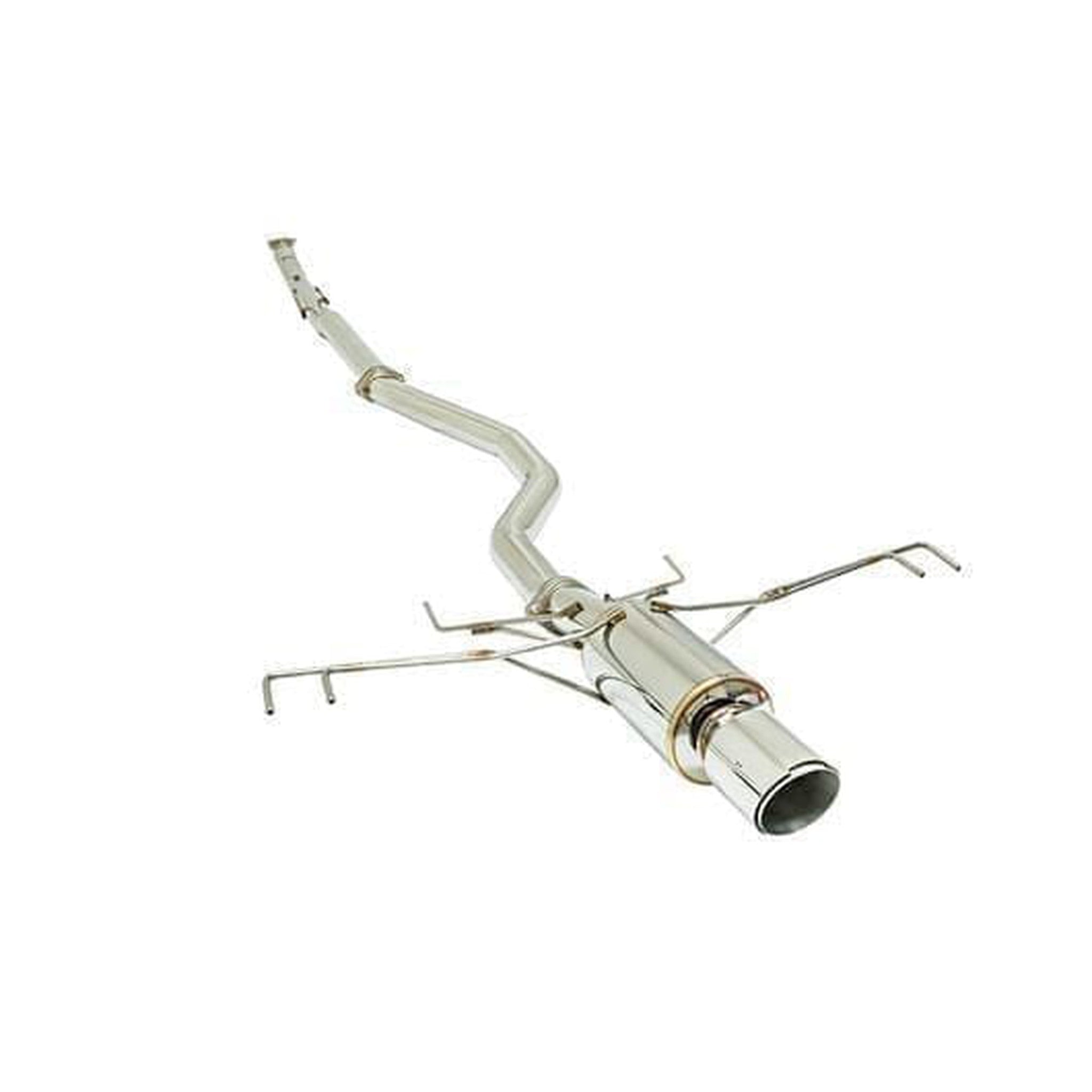 Remark Spec-I Cat Back Exhaust Carbon Fiber Tip Cover w/ Non-Resonated Honda Civic Type R 2017+ | RK-C1076H-01C