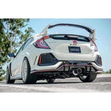 Remark Spec-I Cat Back Exhaust Stainless Tip Cover w/ Resonated Honda Civic Type R 2017+ | RK-C1076H-01R