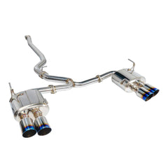 Remark Sports Touring Cat Back Exhaust Burnt Tips Resonated Subaru WRX / STI 2015-2021 | RK-C4076S-01TC
