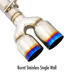 Remark WRX / STI 2011-2014 Axleback Exhaust Burnt Stainless Single Wall Tips Subaru Sedan | RO-TTGV-S