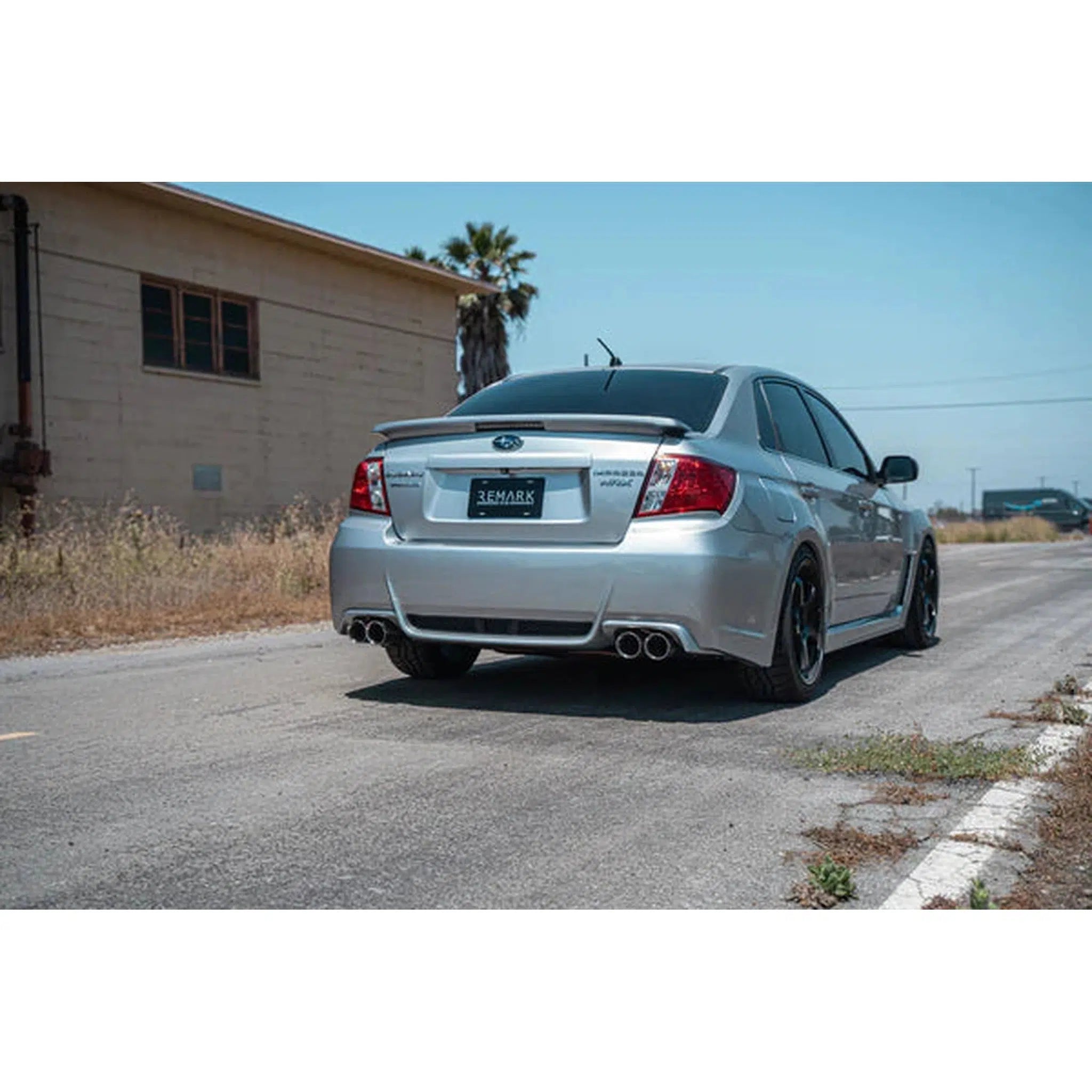 Remark WRX / STI 2011-2014 Axleback Exhaust Burnt Stainless Single Wall Tips Subaru Sedan | RO-TTGV-S