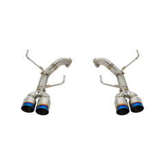 Remark WRX / STI 2011-2014 Axleback Exhaust Burnt Stainless Single Wall Tips Subaru Sedan | RO-TTGV-S