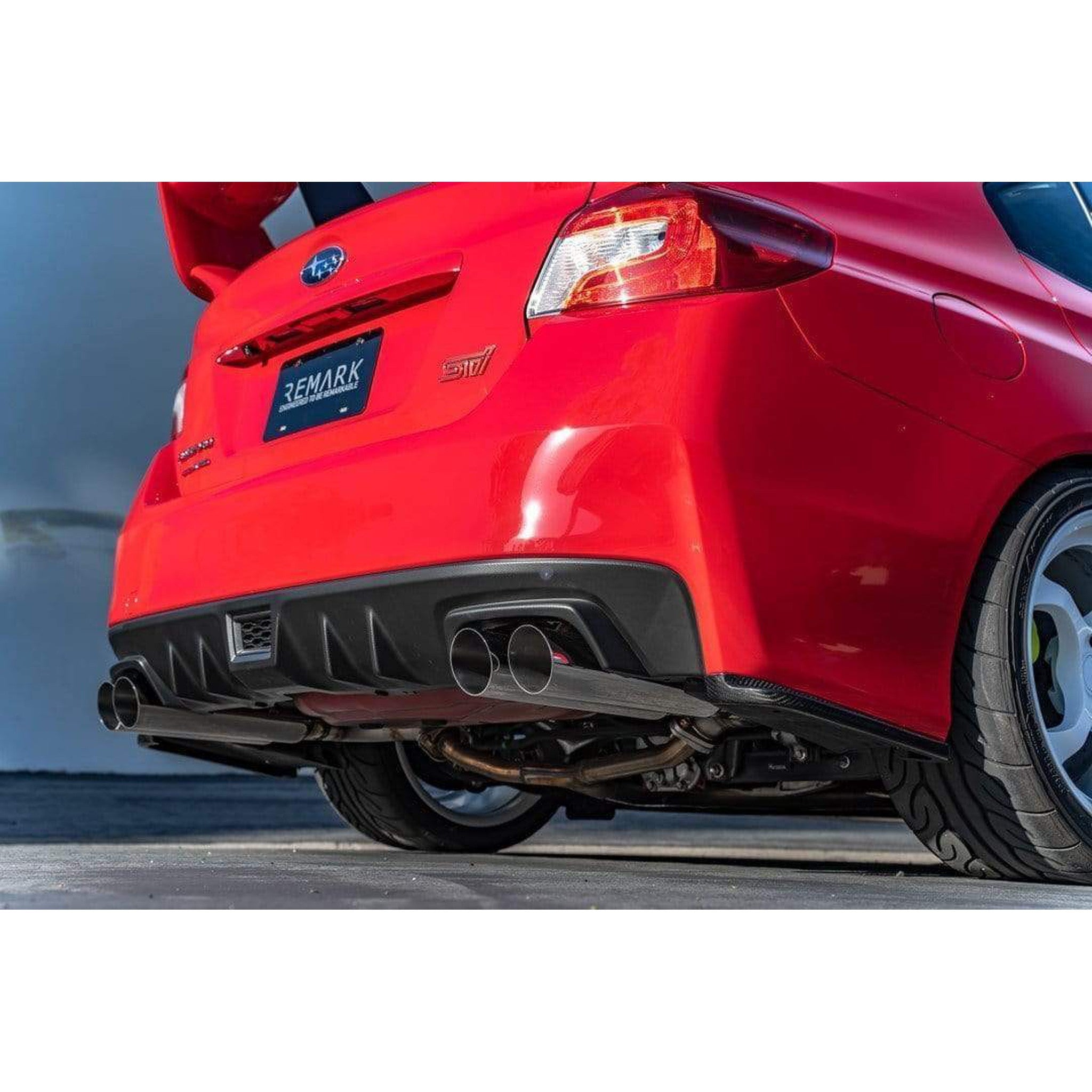 Remark WRX / STI 2015-2021 Boso Axleback Exhaust Burnt Blue Tips Subaru | RO-TBVA-SL