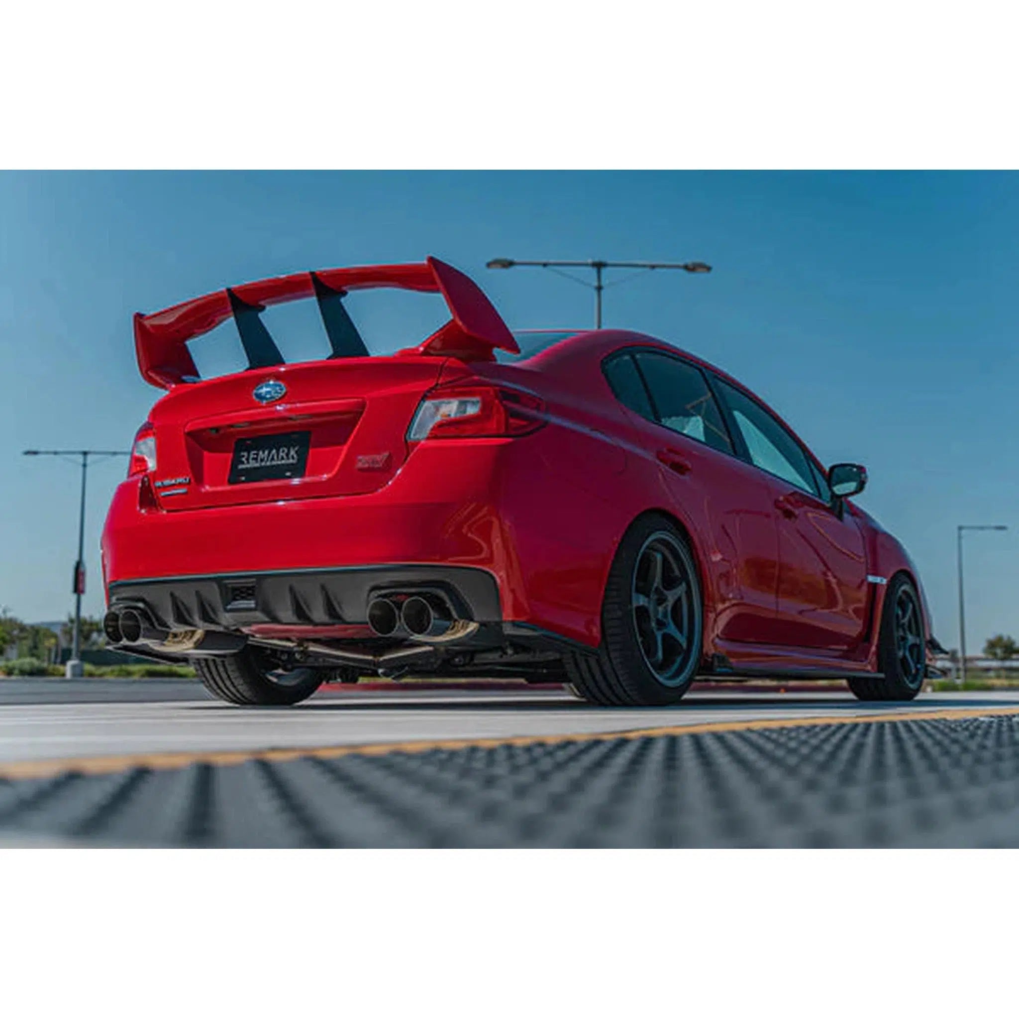 Remark WRX / STI 2015-2021 Sports Touring Cat Back Exhaust Stainless Tips Non-Resonated Subaru | RK-C4076S-01