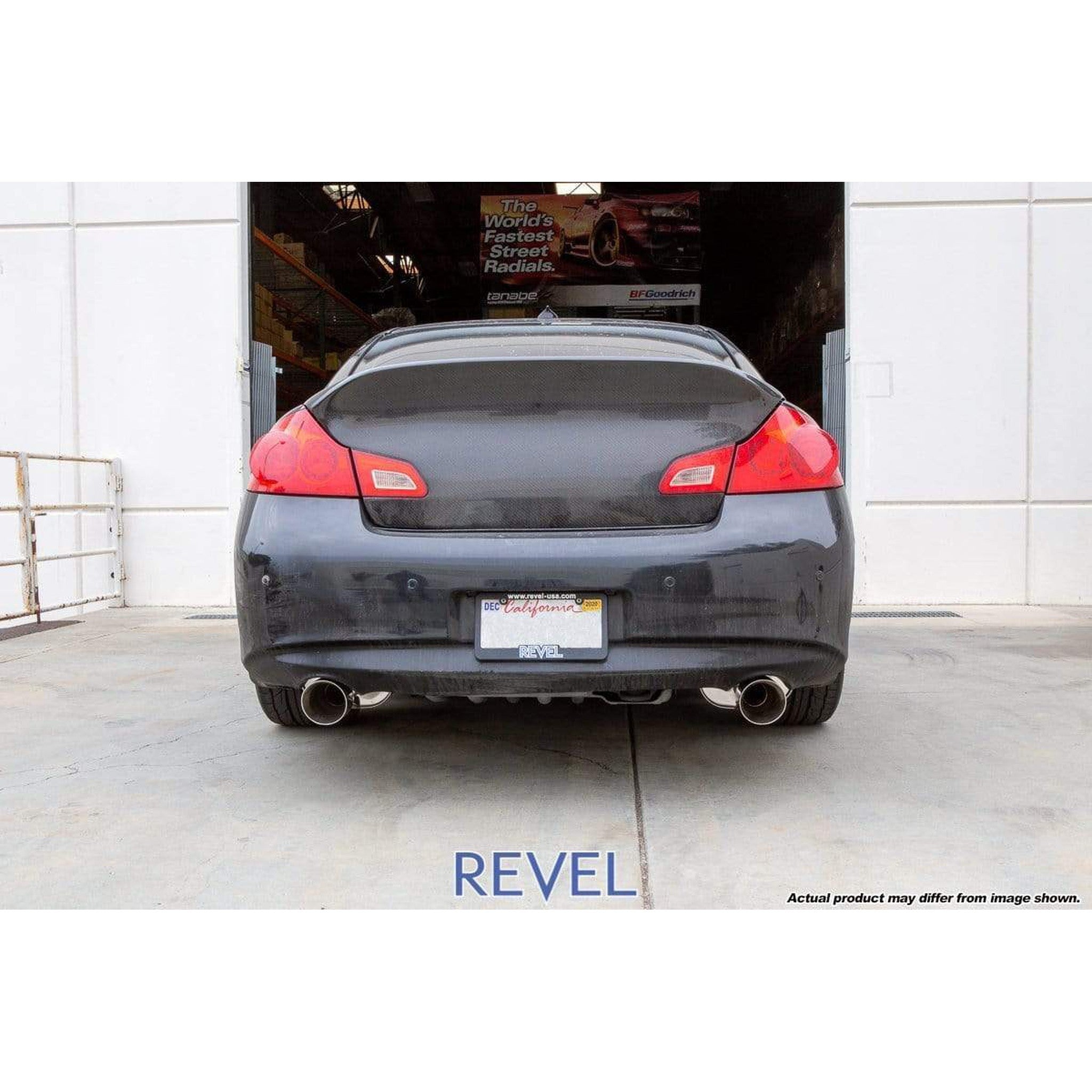 Revel Medallion Touring-S Dual Muffler Axleback Exhaust Infiniti G35 Sedan 2007-2008 / Infiniti G37 Sedan 2008-2011 (T70130AR)