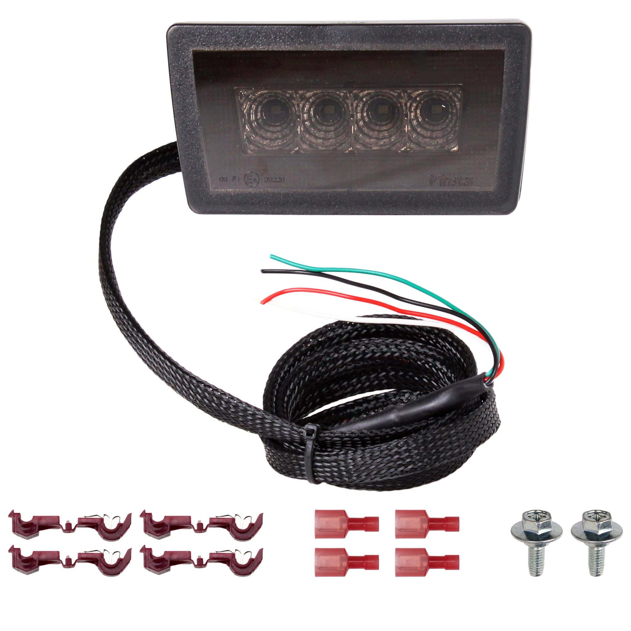 SMY LED Rear Brake Light with Reverse 2011-2014 Subaru WRX / STI Sedan - Smoked