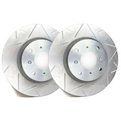 SP Performance Peak Series Slot Zinc Front Rotors (Pair) Subaru WRX (non eyesight) 2015-2018
