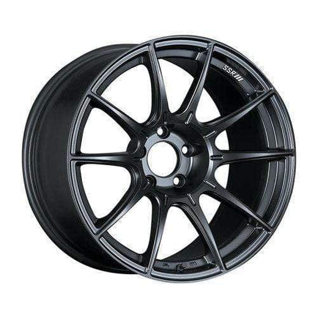 SSR GTX01 18x9.5 5x100 40mm Offset Flat Black Wheel